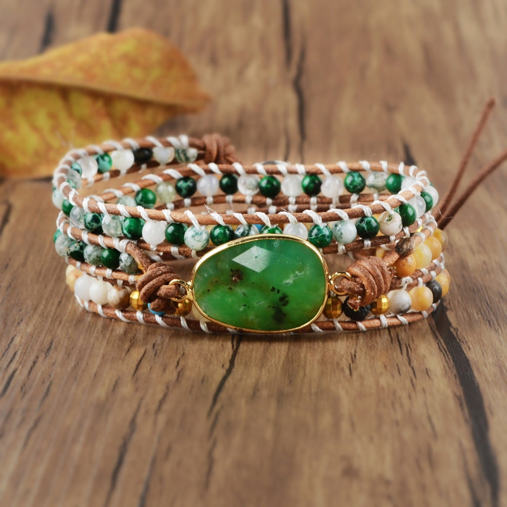 Jade Wrap Bracelet